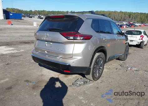 2025 Nissan Rogue Platinum Fwd из США, поврежденный, VIN JN8BT3DC1SW100201